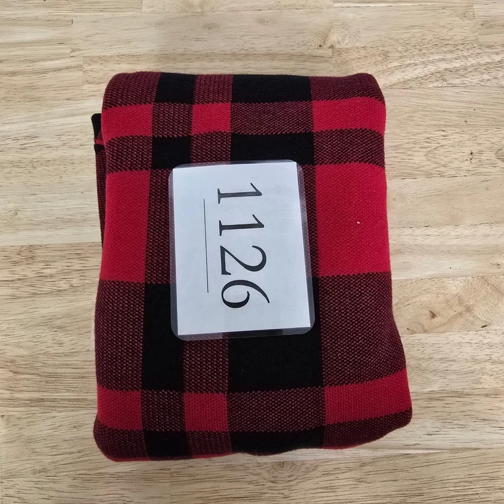 UNTUCKit for Her Chole Red Black Buffalo Plaid Cardigan Sweater Size ‎ Small
